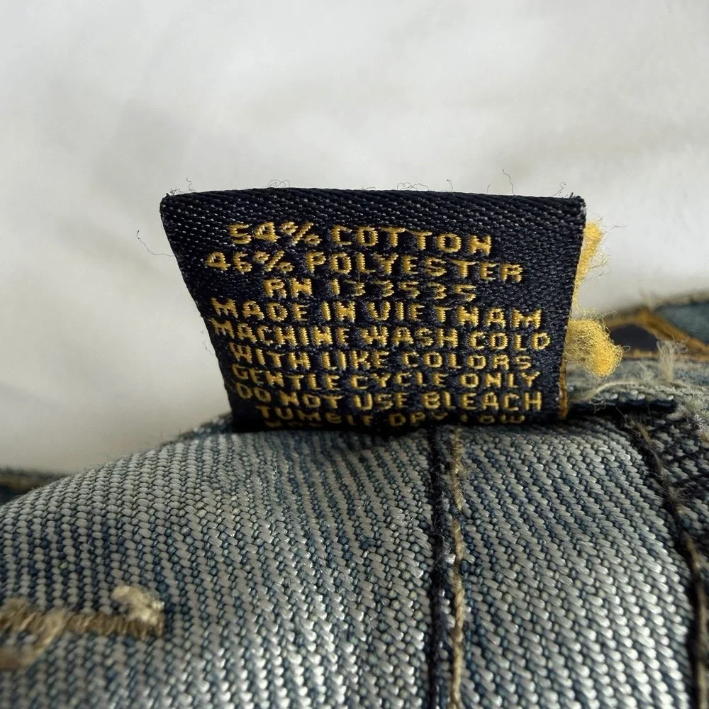 Halifax Jeans Mens 44x32 Vintage Y2K Faded Baggy Hip Hop